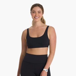 Vuori Daily Bra - Black Scoop - Size Small